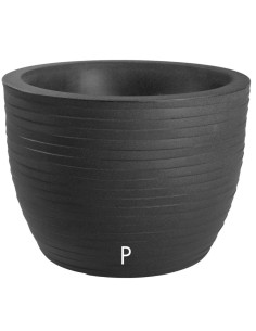 VASI E SOTTO VASI: vendita online HERA VASO ELEGANCE 50CM ANTRACITE in offerta