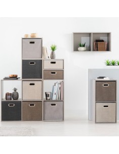 ACCESSORI: vendita online PORTAOGGETTI 31X31CM MARRONE in offerta
