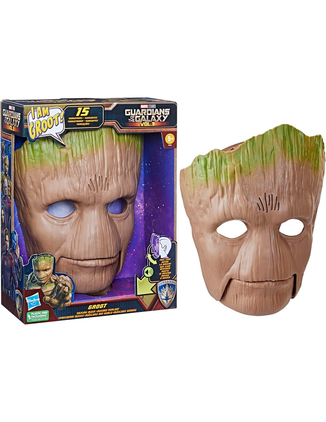 GIOCATTOLO PUBBLICIZZATO: vendita online AVENGERS GROOT MASCHERA ELETTRONICA F6590 in offerta