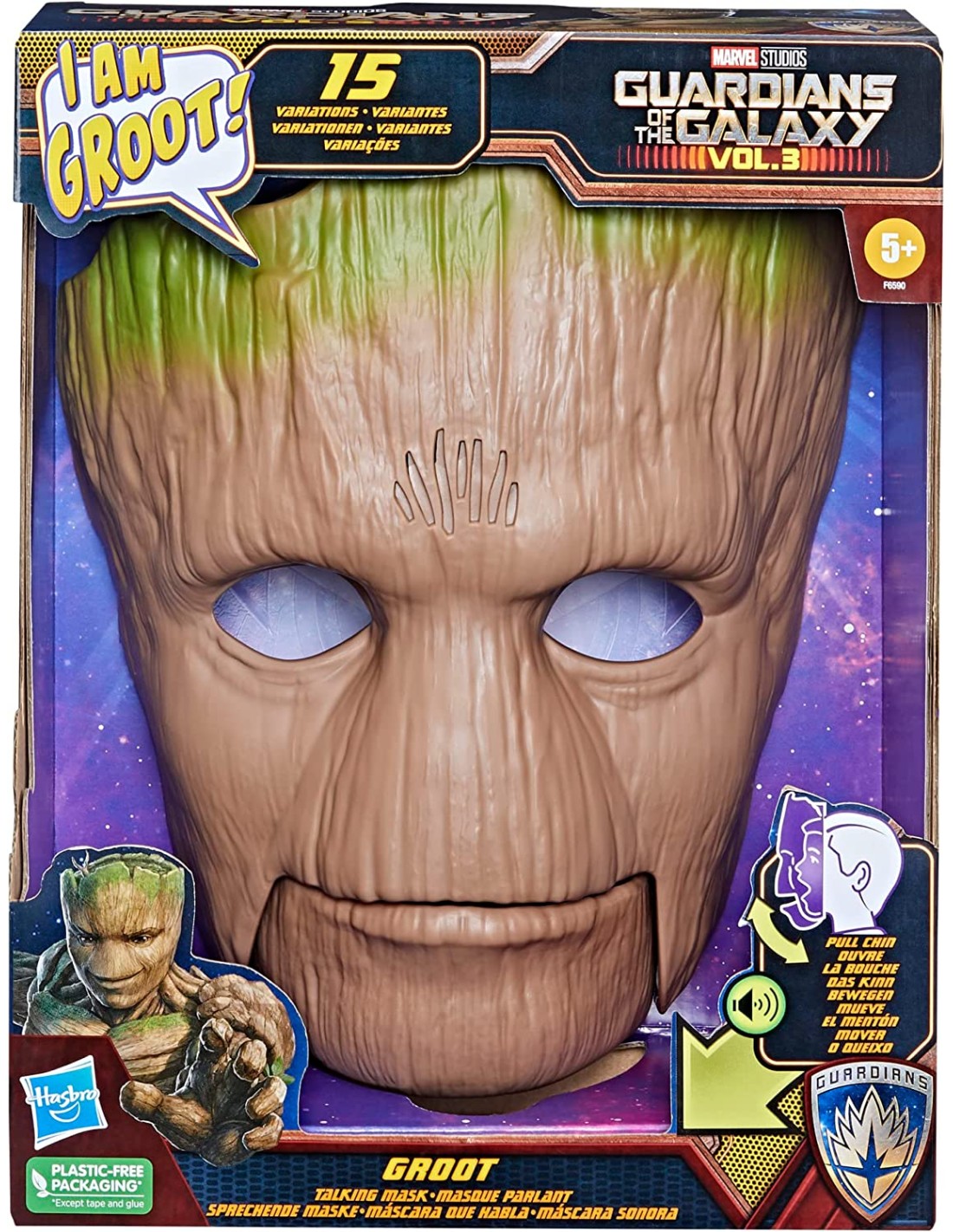 GIOCATTOLO PUBBLICIZZATO: vendita online AVENGERS GROOT MASCHERA ELETTRONICA F6590 in offerta