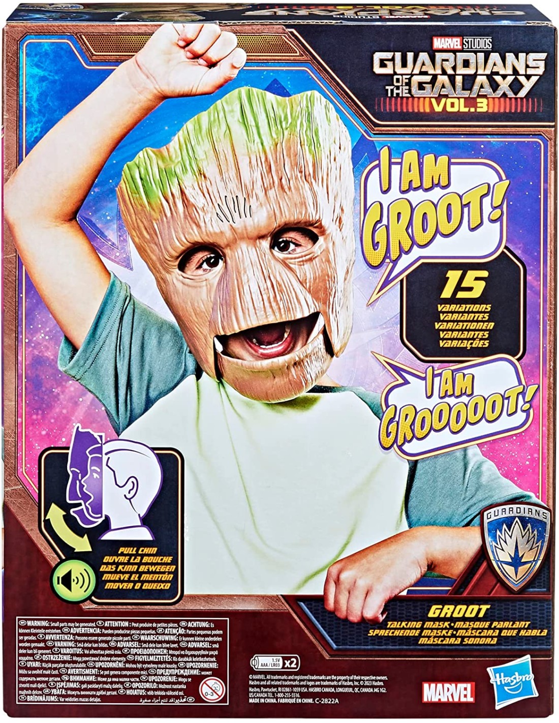 GIOCATTOLO PUBBLICIZZATO: vendita online AVENGERS GROOT MASCHERA ELETTRONICA F6590 in offerta