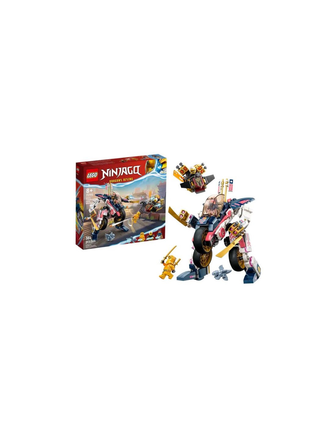 Home: vendita online NINJAGO 71792 MOTO-MECH TRANSFORMER DI SORA in offerta