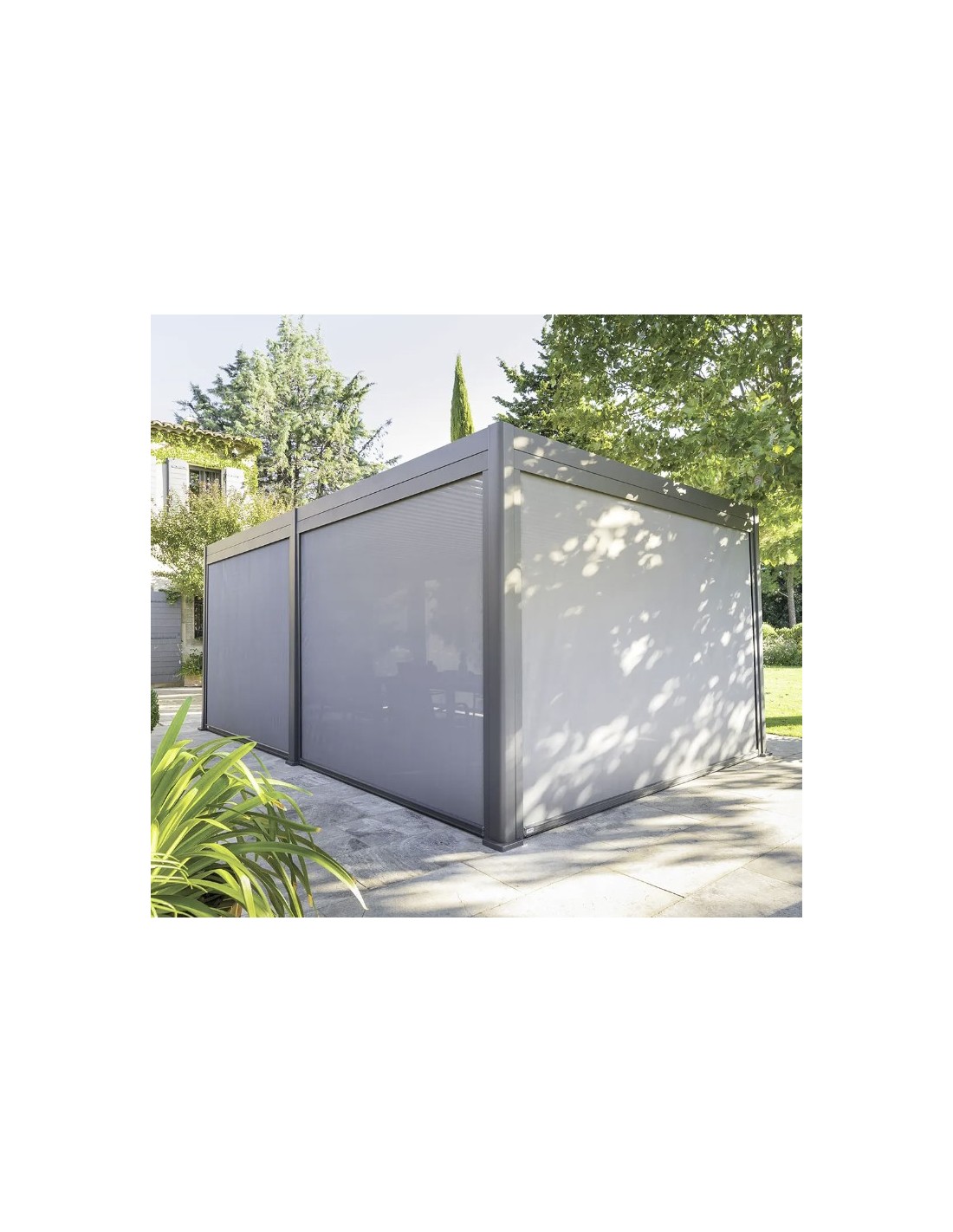 GAZEBO E OMBRELLONI: vendita online TELO A SCOMPARSA 171414 EVORA 3,6M GRAFITE in offerta