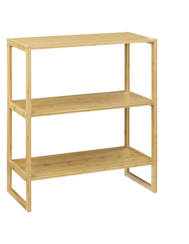 SPECCHI E MOBILETTI: vendita online SCAFFALE 174828 BAMBOO 3P 70X33,5X84CM in offerta