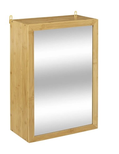 SPECCHI E MOBILETTI: vendita online SPECCHIERA 174830 BAMBOO CON SCOPARTI 38,5X20X58CM in offerta