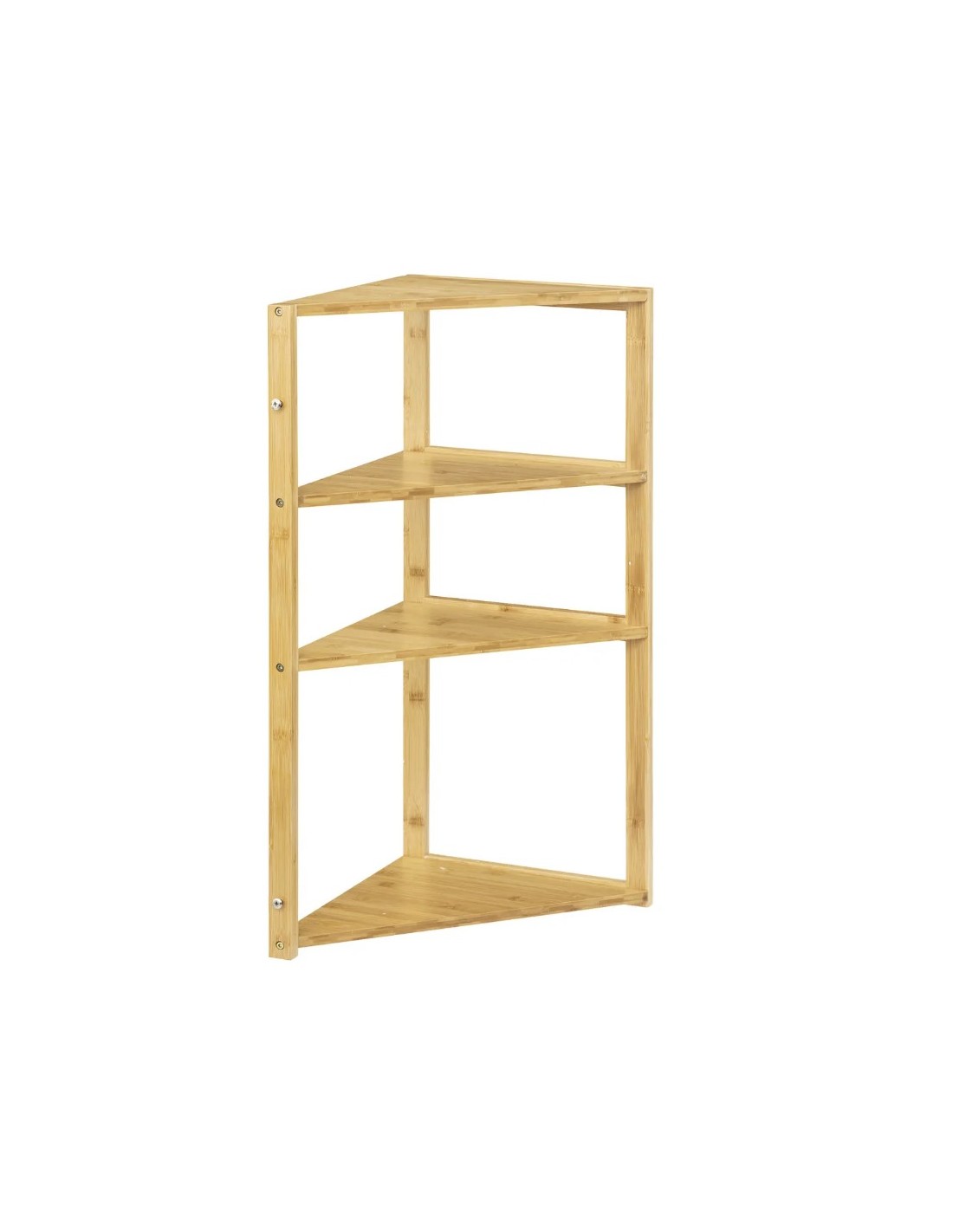 SCAFFALE ANGOLARE 174874 BAMBOO 3P 36,5X33,5X80CM su Shop in Casa