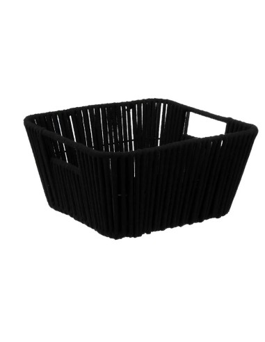 CESTINO CONTENITORE 31X15 NERO 174885 su Shop in Casa