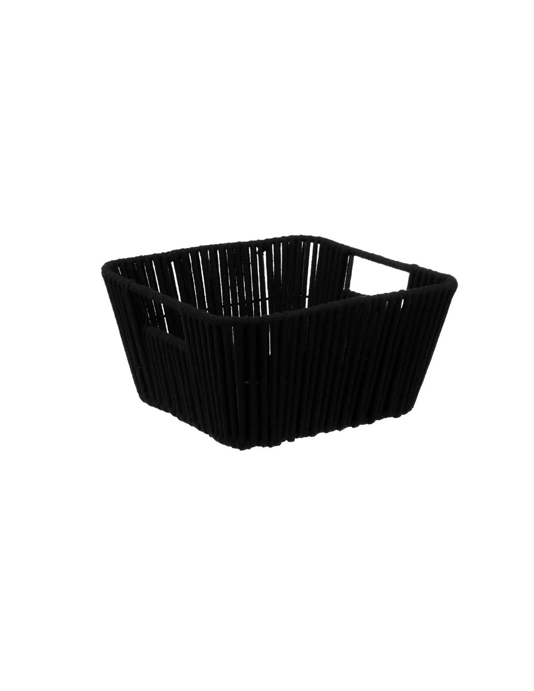 CESTINO CONTENITORE 31X15 NERO 174885 su Shop in Casa