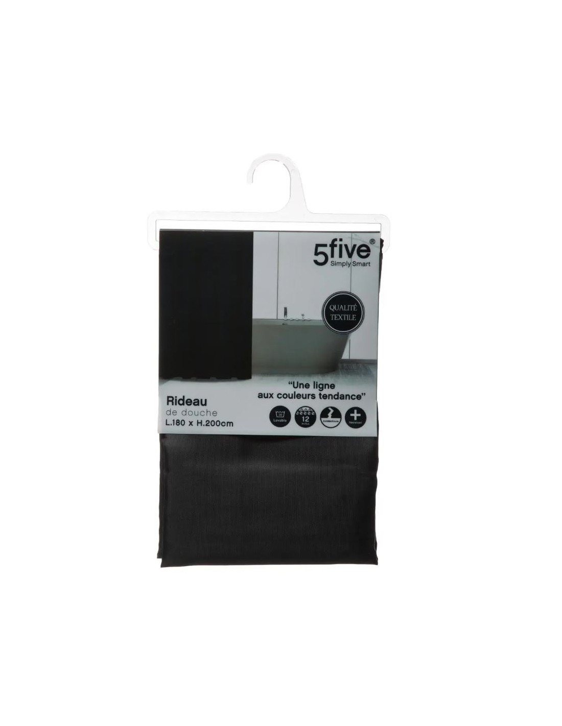 ACCESSORI VASCA E DOCCIA: vendita online TENDA DOCCIA 105655 180X200 NERO in offerta