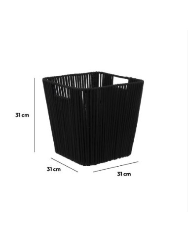 PORTABIANCHERIA: vendita online CESTINO PORTABIANCHERIA 31X31 NERO 174884 in offerta