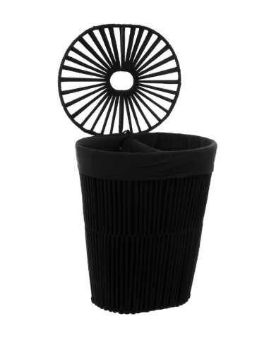 PORTABIANCHERIA: vendita online CESTA PORTABIANCHERIA 40LT NERO 174883 in offerta