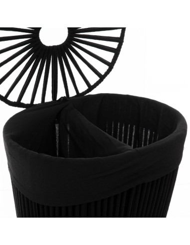 PORTABIANCHERIA: vendita online CESTA PORTABIANCHERIA 40LT NERO 174883 in offerta