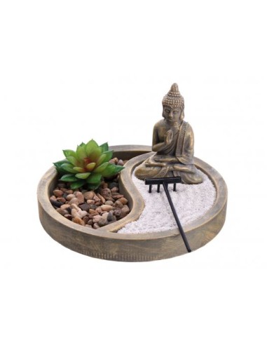 OGGETTISTICA: vendita online GIARDINO ZEN 86987 CEMENTO 19,5X12CM in offerta