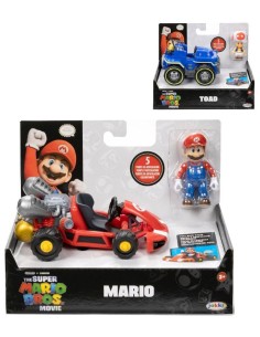 GIOCATTOLO PUBBLICIZZATO: vendita online SUPERMARIO 417214 PERSONAGGIO 6,5CM CON VEICOLO in offerta