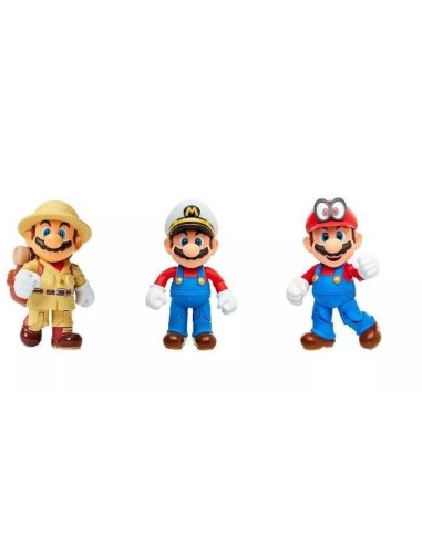 GIOCATTOLO PUBBLICIZZATO: vendita online SUPER MARIO 406534 SET 3 PERSONAGGI 10CM in offerta