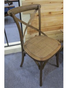 SEDIE: vendita online SEDIA 280470 LEGNO CROSS MARR CHIARO in offerta