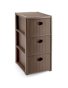 CASSETTIERE: vendita online CASSETTIERA 30252 ELEGANCE SLIM 3C TORTORA in offerta