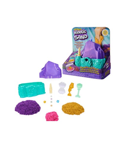 GIOCATTOLO PUBBLICIZZATO: vendita online KINETIC SAND 6064333 PLAYSET CRISTALLO SIRENETTA in offerta