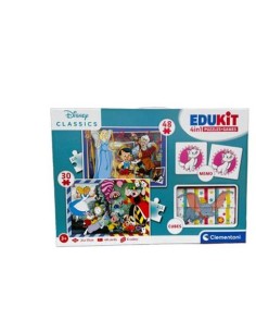 GIOCHI DI SOCIETA'E PUZZLE: vendita online DISNEY EDUKIT 4IN1 18290 in offerta