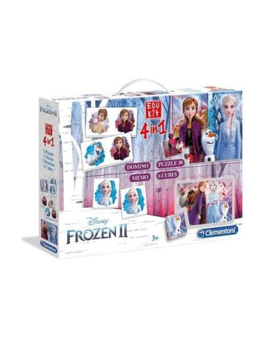 GIOCHI DI SOCIETA'E PUZZLE: vendita online FROZEN EDUKIT 4IN1 18292 in offerta