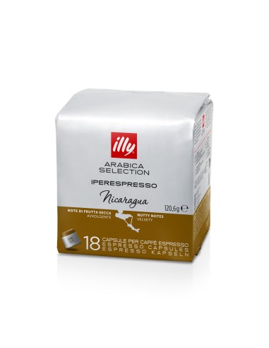 CAFFE': vendita online CONFEZIONE 18 CAPSULE NICARAGUA IPERESPRESSO ILLY in offerta