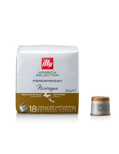 CAFFE': vendita online CONFEZIONE 18 CAPSULE NICARAGUA IPERESPRESSO ILLY in offerta