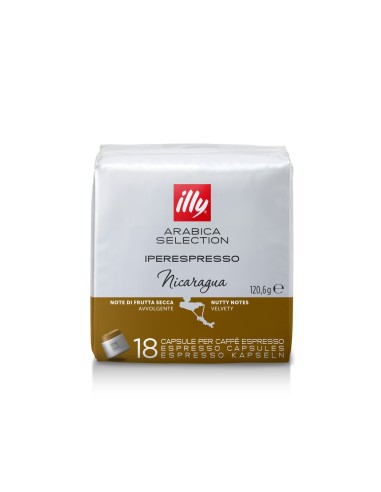 CAFFE': vendita online CONFEZIONE 18 CAPSULE NICARAGUA IPERESPRESSO ILLY in offerta