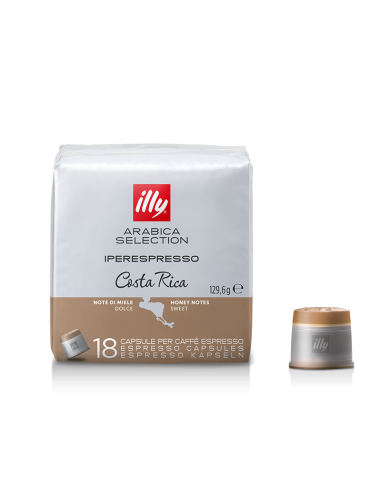 CAFFE': vendita online CONFEZIONE 18 CAPSULE COSTA RICA ARABICA IPERESPRESSO ILLY in offerta