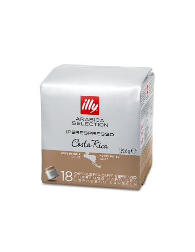 CAFFE': vendita online CONFEZIONE 18 CAPSULE COSTA RICA ARABICA IPERESPRESSO ILLY in offerta