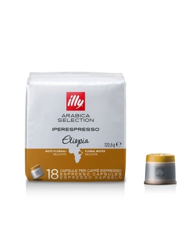 CAFFE': vendita online CONFEZIONE 18 CAPSULE ETIOPIA ARABICA IPERESPRESSO ILLY in offerta