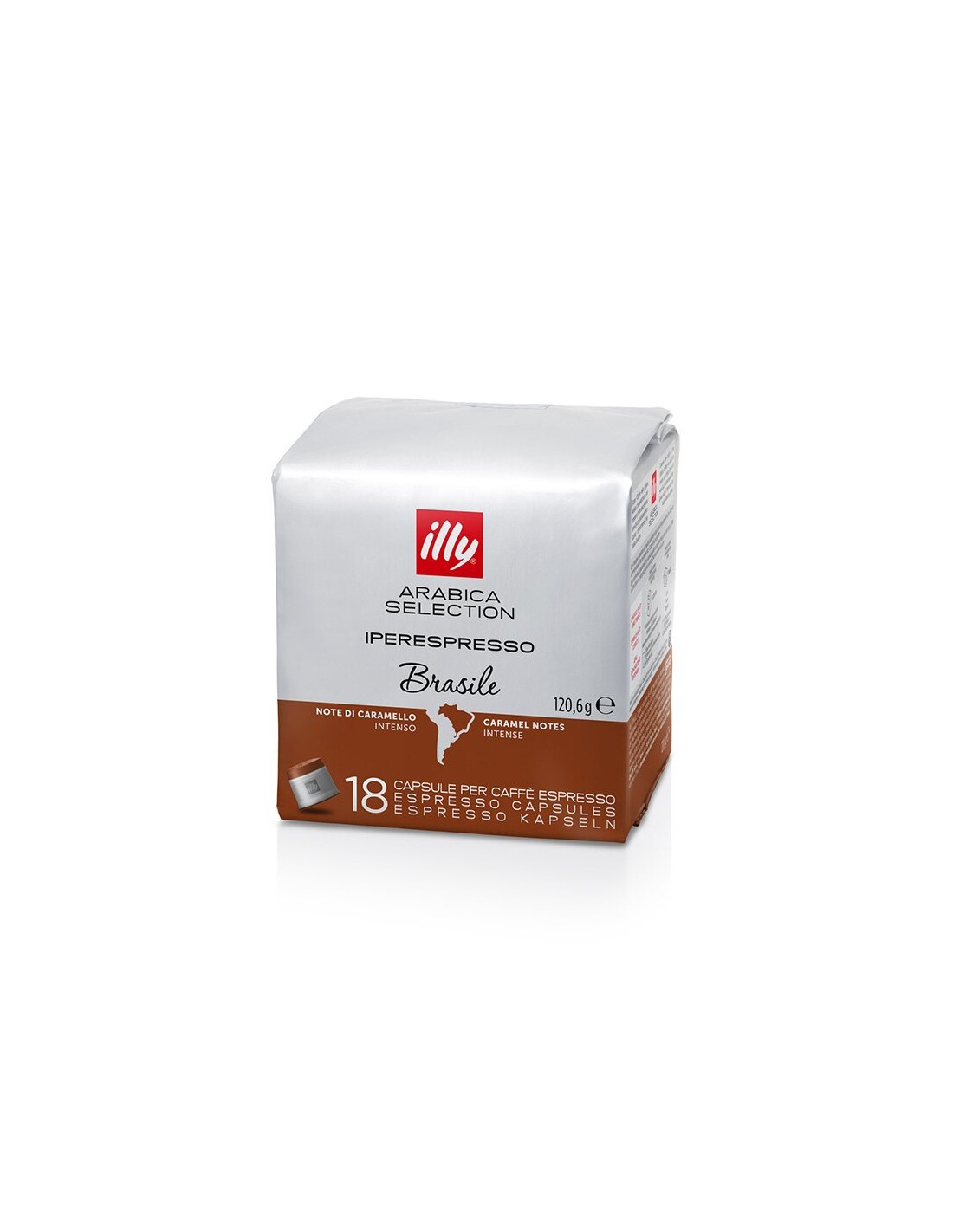 CAFFE': vendita online CONFEZIONE 18 CAPSULE ARABICA BRASILE IPERESPRESSO ILLY in offerta