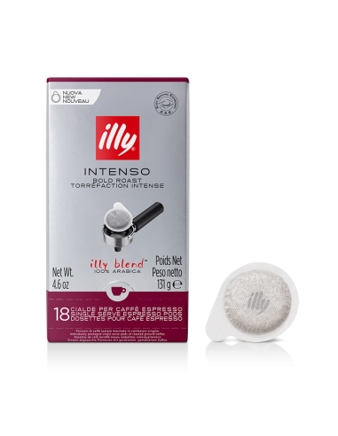 CAFFE': vendita online CONFEZIONE 18 CIALDE INTENSO ILLY in offerta