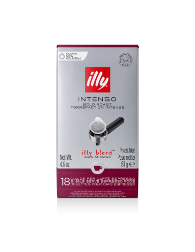 CAFFE': vendita online CONFEZIONE 18 CIALDE INTENSO ILLY in offerta