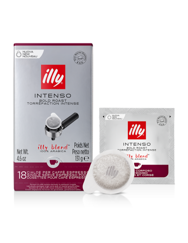 CAFFE': vendita online CONFEZIONE 18 CIALDE INTENSO ILLY in offerta
