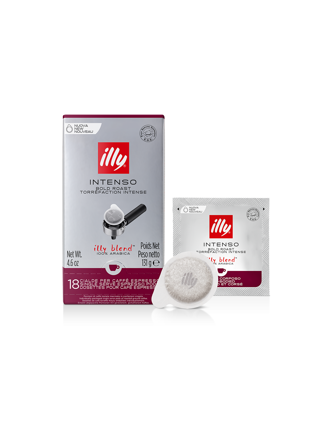 CAFFE': vendita online CONFEZIONE 18 CIALDE INTENSO ILLY in offerta