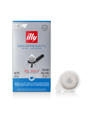 CAFFE': vendita online CONFEZIONE 18 CIALDE DECAFFEINATO ILLY in offerta