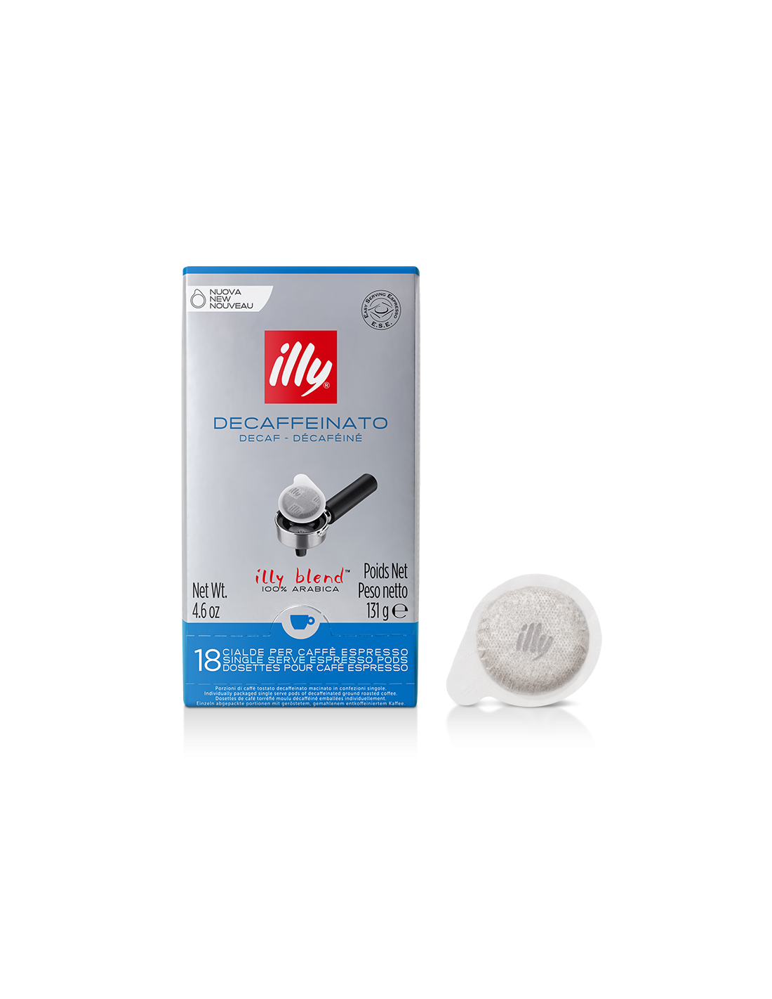 CAFFE': vendita online CONFEZIONE 18 CIALDE DECAFFEINATO ILLY in offerta