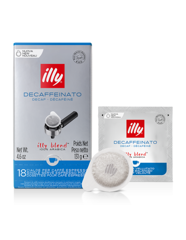CAFFE': vendita online CONFEZIONE 18 CIALDE DECAFFEINATO ILLY in offerta
