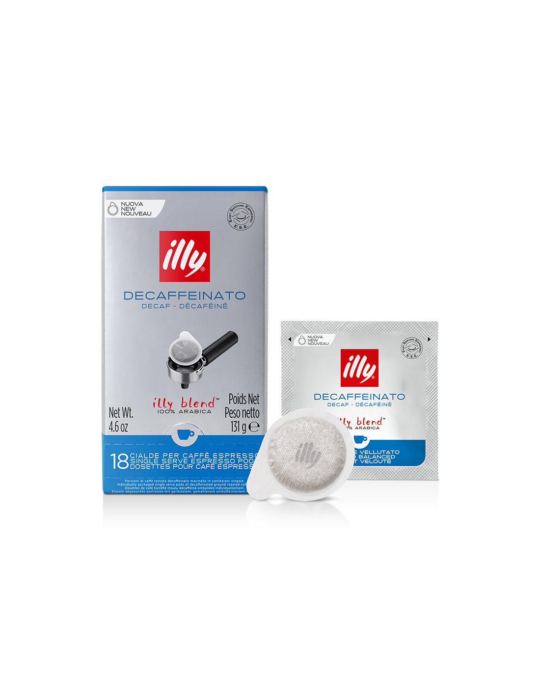 CAFFE': vendita online CONFEZIONE 18 CIALDE DECAFFEINATO ILLY in offerta