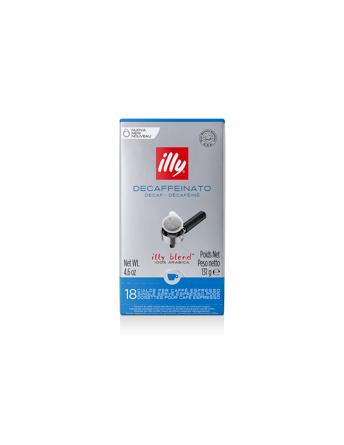 CAFFE': vendita online CONFEZIONE 18 CIALDE DECAFFEINATO ILLY in offerta