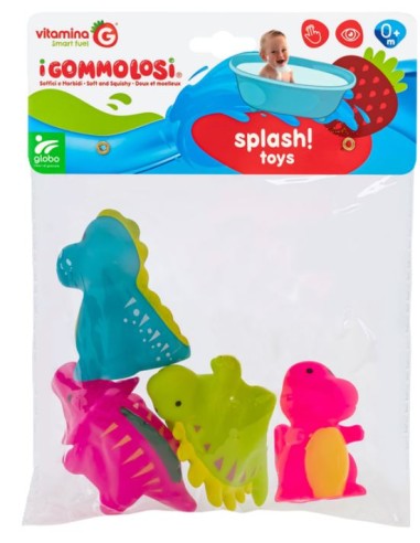 INFANZIA: vendita online VITAM G 05556 CONF 4 DINOSAURI GOMMOLOSI in offerta