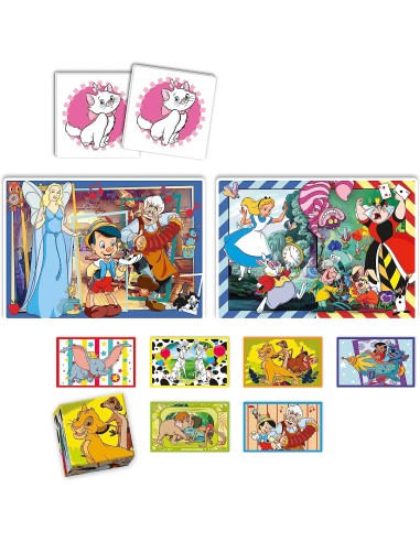 GIOCHI DI SOCIETA'E PUZZLE: vendita online DISNEY EDUKIT 4IN1 18290 in offerta