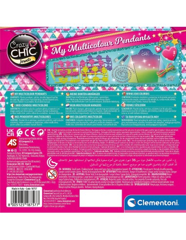 GIOCHI GIRL: vendita online CRAZY CHIC MULTICOLOR PENDANTS 18757 in offerta