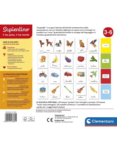 PRESCOLARI: vendita online MONTESSORI LE PAROLE 16362 in offerta
