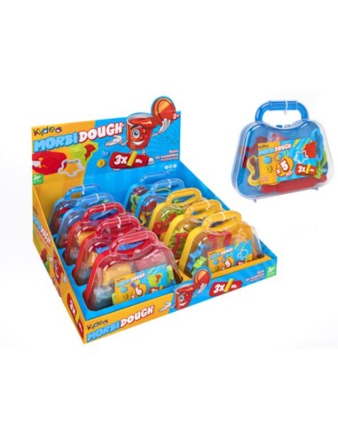 PRESCOLARI: vendita online MORBIDOUGH 41754 VALIGETTA 3 TUBETTI CON ACCESSORI in offerta