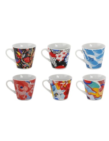 TAZZE CAFFE' E LATTE: vendita online SAKURA SET 6TZ CAFFE 25287 SENZA PIATTO in offerta