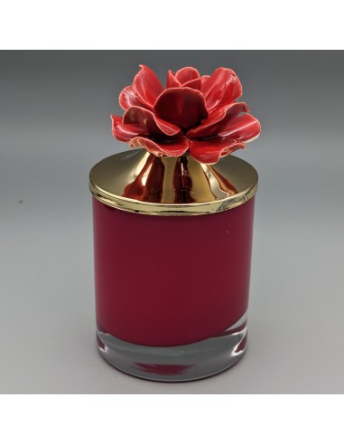 CANDELE: vendita online 623887 BORGOGNA CAND.LISC.FIORE PC CAPODIMONTE in offerta