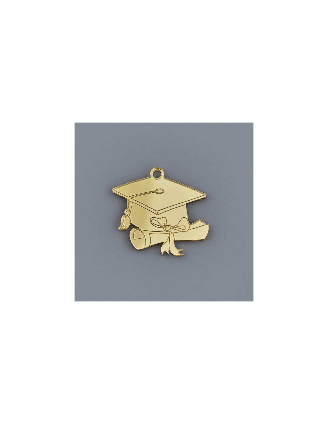 BOMBONIERE: vendita online 1303063 ORO PLEX LAUREA TOCCO CM 4,5 in offerta