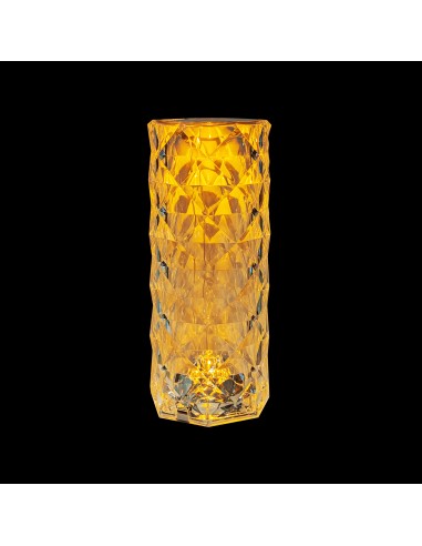 ILLUMINAZIONE: vendita online LAMPADA CRYSTAL ROSE LUCE CALDA/FREDDA TOUCH USB in offerta