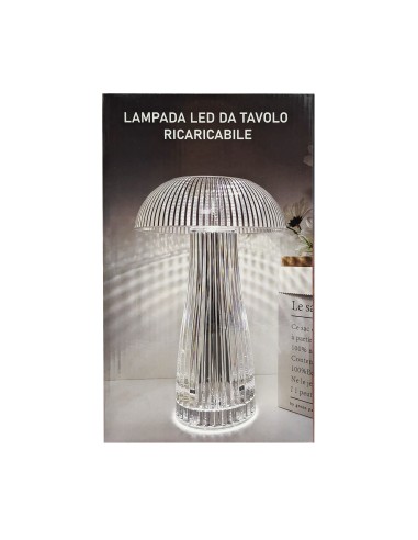 ILLUMINAZIONE: vendita online LAMPADA TAVOLO FUNGO D16 H25 CM in offerta